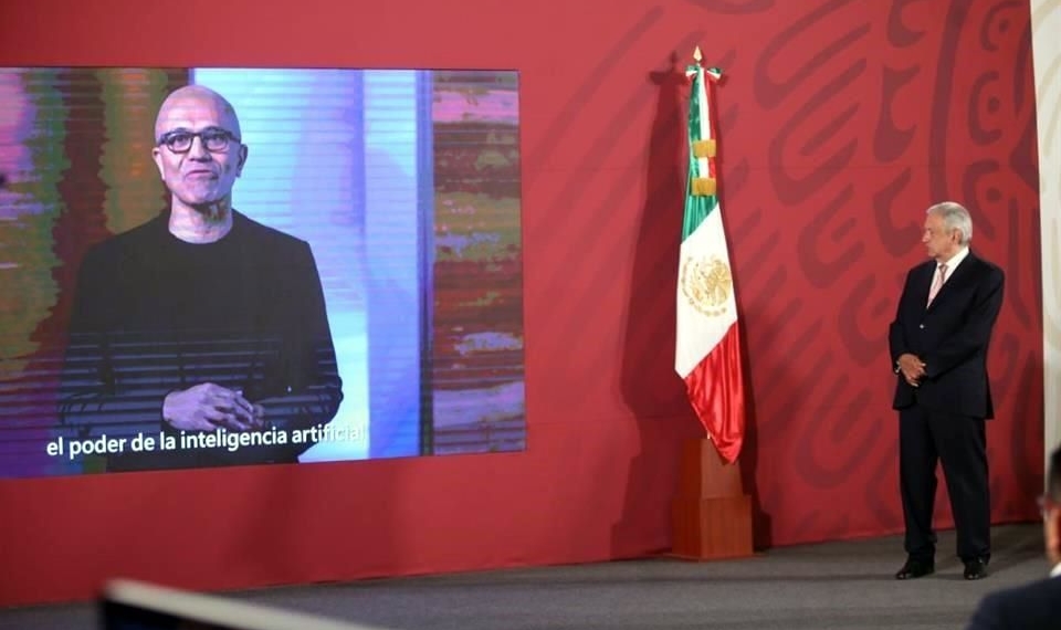 Microsoft invertirá 1,100 mdd en desarrollo tecnológico en México