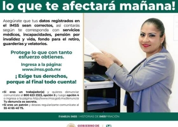 Envia IMSS aviso de orientación a trabajadores