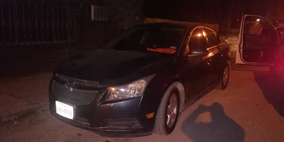 Carro asegurado tras asalto contaba con reporte de robo