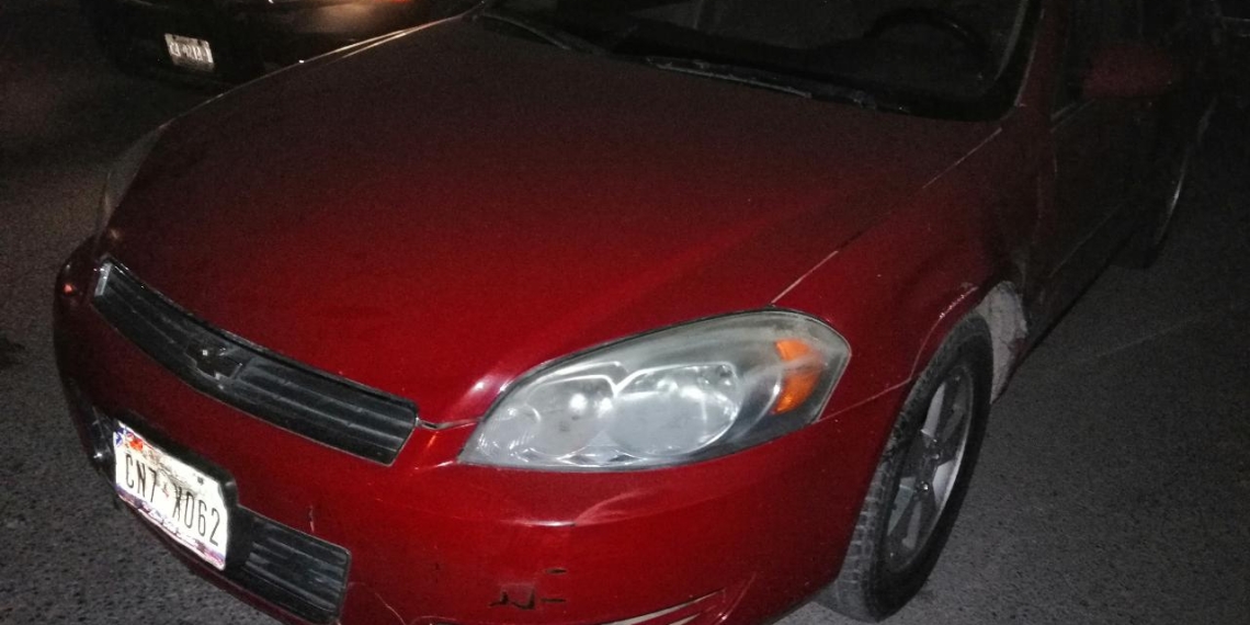 Recupera policía carro robado