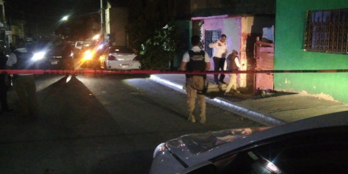 Con huellas de violencia