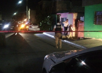 Con huellas  de violencia