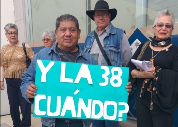 ¿Y la sección 38  para cuándo?