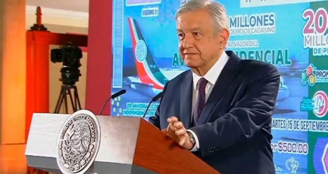 El avión sí será rifado; el premio será en efectivo