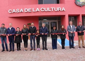 Inauguran rehabilitación de casa de la cultura en Nava