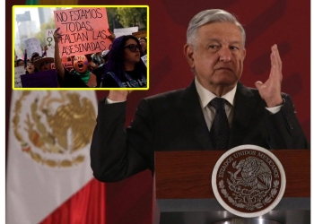 “Que no lo paren, resistan”: AMLO envía mensaje a feministas que protestan en Palacio Nacional
