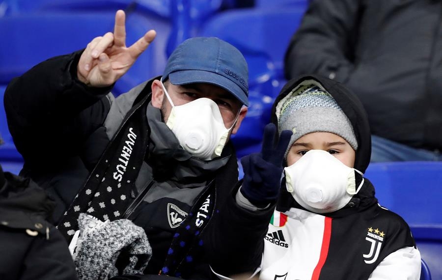 Cuatro partidos de serie A fueron aplazados por el coronavirus