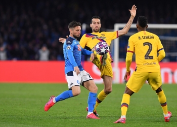 Duelo de empate entre Napoli y Barcelona en la Champions League