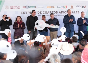 Entregan 80 acciones de vivienda en Ramos Arizpe
