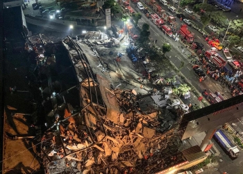 Suman 10 muertos en China tras derrumbe de hotel usado en cuarentenas