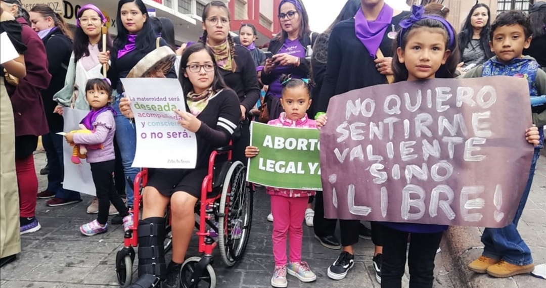 Poder femenino el 8M en Saltillo