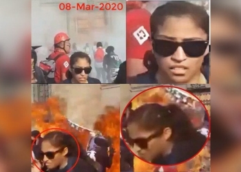 Busca la Fiscalía de la CDMX a mujer que lanzó bomba molotov contra Palacio Nacional