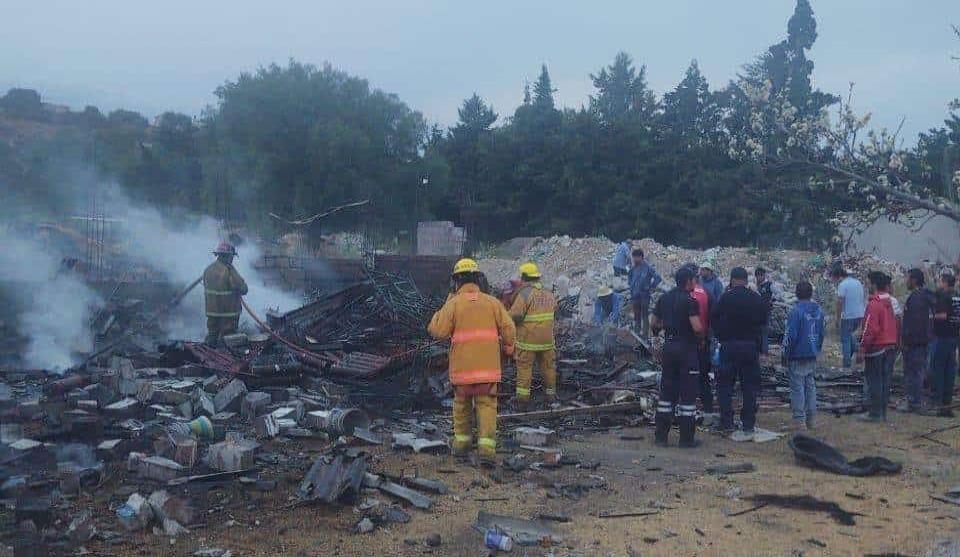 Explosión de polvorín deja 2 muertos y 5 heridos
