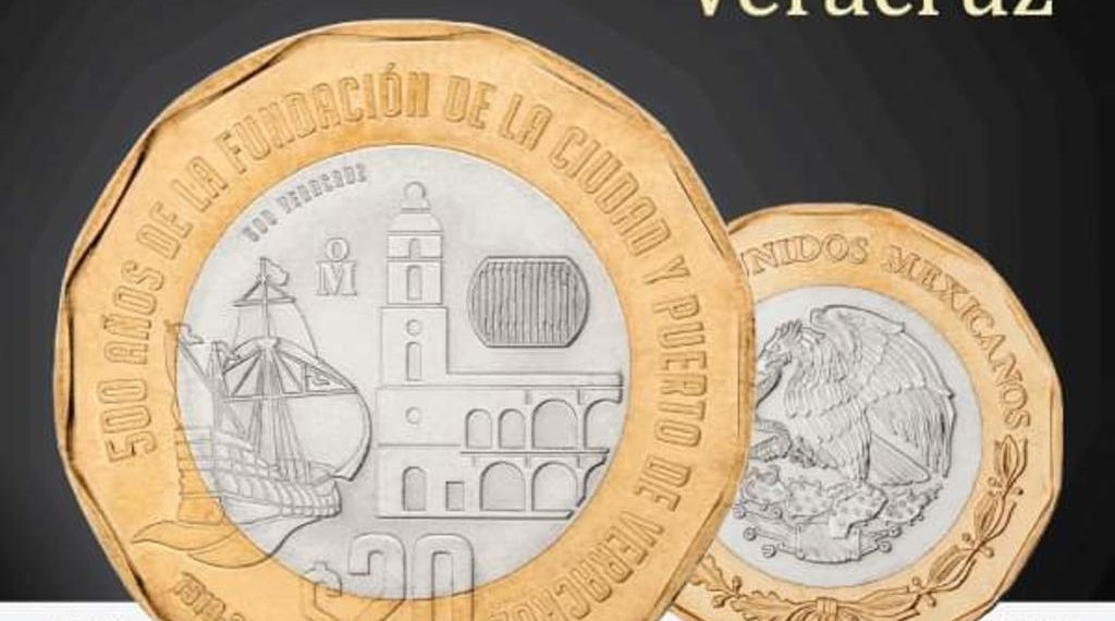 Pone Banxico en circulación nueva moneda de 20 pesos