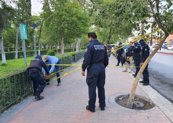 Prohibido pasearse  en plazas saltillenses