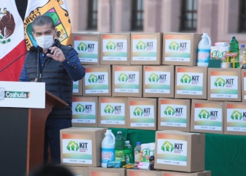  Inicia entrega de 600 mil kits de limpieza en todo Coahuila