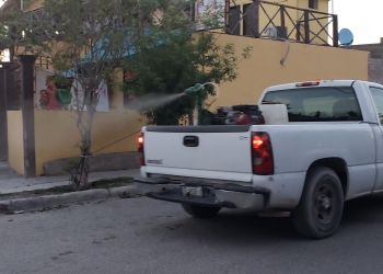 Continúa labor de sanitización en diversos sectores de la ciudad.