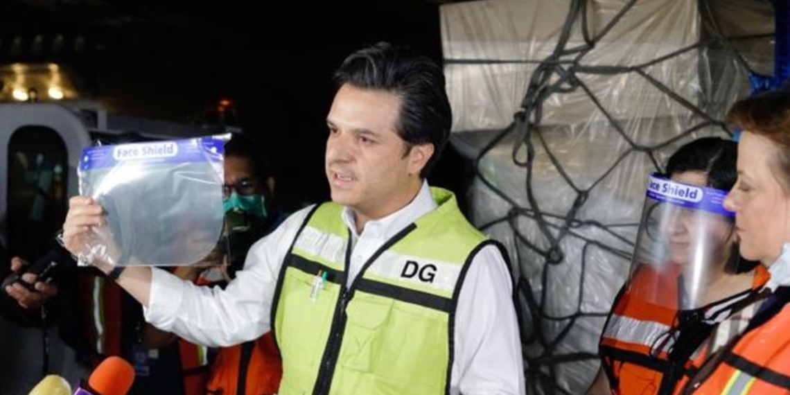 Alista IMSS repartición de 192 mil caretas protectoras de China