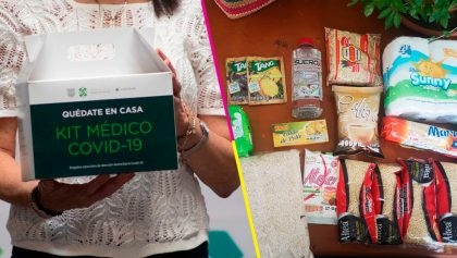 Programa francés se burla de kits médicos que entregan en CDMX