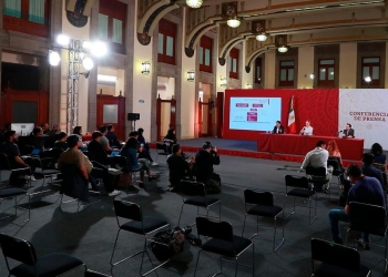 Reportero de Palacio Nacional da positivo a COVID-19