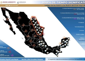 Prevalecerán las lluvias y tormentas en la presente semana