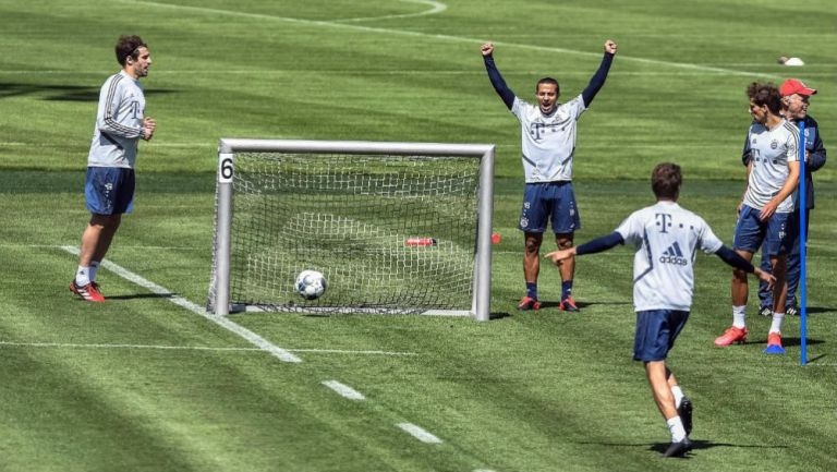 Bayern Munich regresó a los entrenamientos grupales