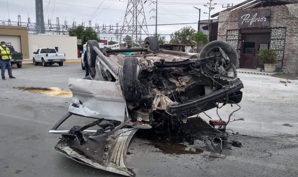 Joven que provocó choque volcadura ya está estable