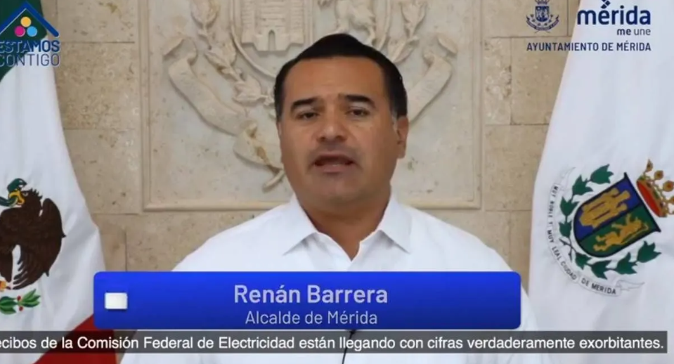 Reprocha Alcalde de Mérida, Yucatán altas tarifas de CFE