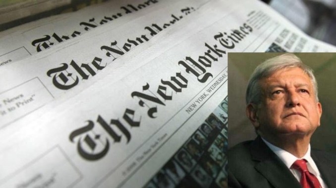 ‘The New York times es un periódico famoso, pero con poca ética’: AMLO