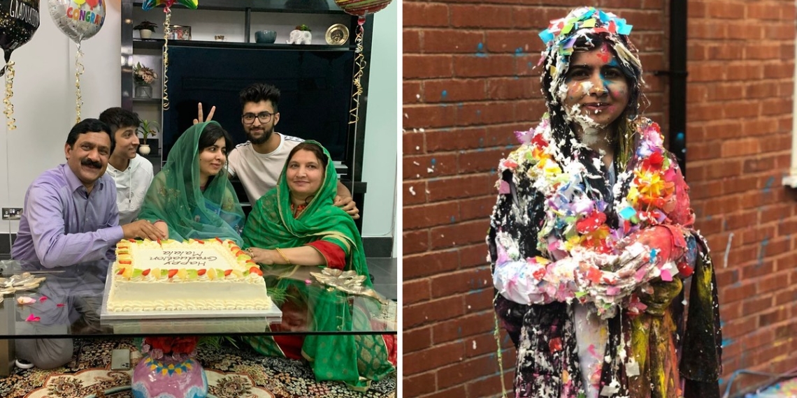 Festeja Malala fin de sus estudios en Oxford