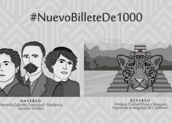 Muestra Banxico nuevos diseños para billetes de 100 y 1000 pesos