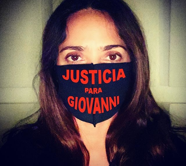 Salma Hayek pide justicia para Giovanni