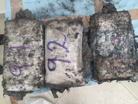 Encuentran 162 kg de cocaína en un buque colombiano, en Michoacán