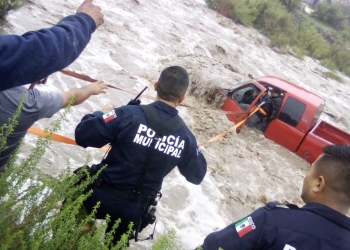 Hanna inunda a Saltillo