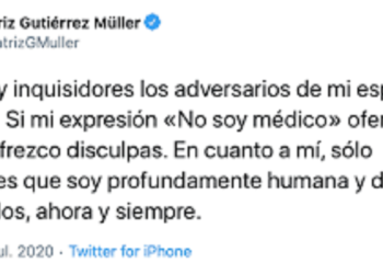 Tras polémica respuesta a usuario, Beatriz Gutiérrez se disculpa