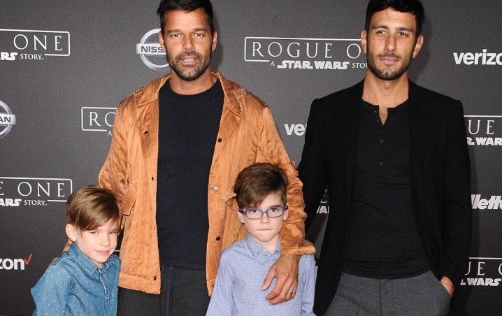 Ricky Martin presume a su familia en la revista Vogue