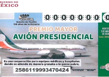 Vendidos 25.51 por ciento de ‘cachitos’ para ‘la rifa’ del avión presidencial