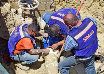 Cambian líneas de agua potable en Acuña