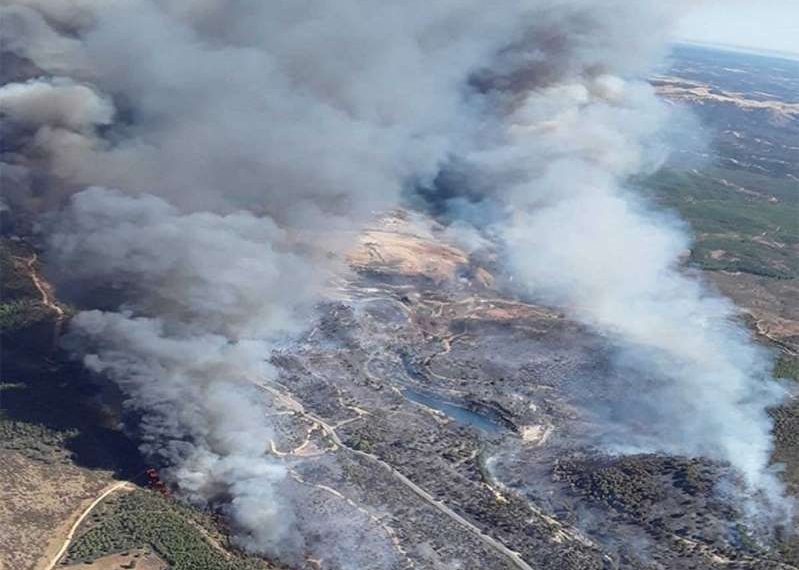 Evacuan a más de 2 mil personas en España por incendio forestal