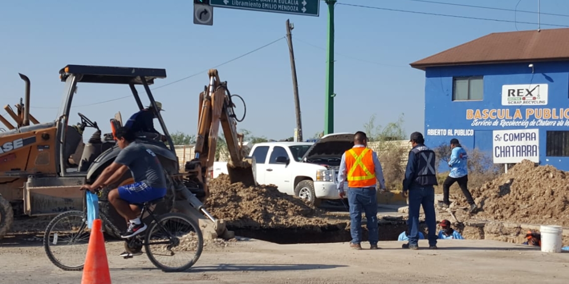 SIMAS rehabilita líneas en la red de agua potable