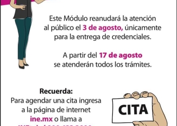 Reanuda operaciones módulo del INE