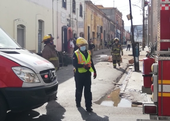 Explosión en el centro
