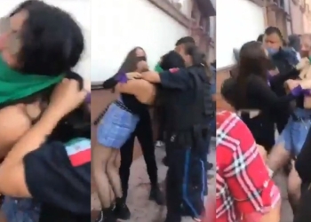 Detienen a 23 protestantes en marcha feminista; exigían justicia para víctima de agresión sexual