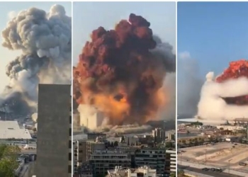 Fuerte explosión en almacén del puerto de Beirut, Líbano