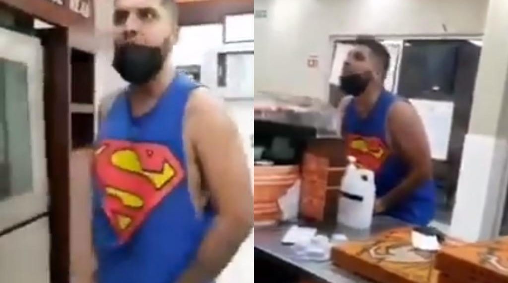 Cliente agrede en Ciudad Juárez a empleado de pizzería