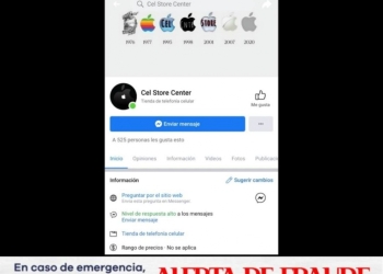‘Cel store center’ es una estafa ¡cuidado!