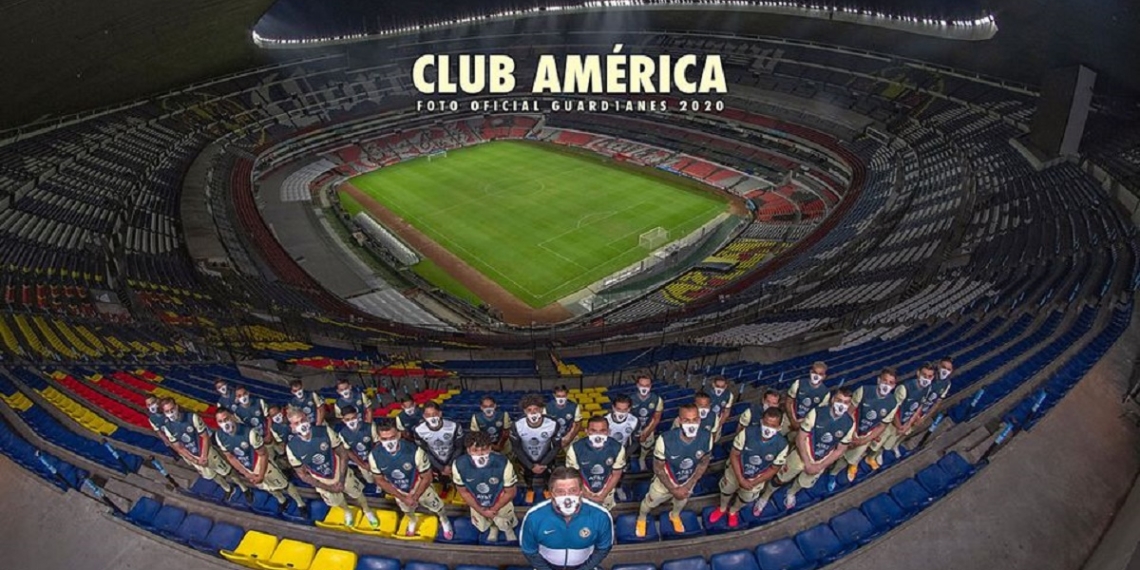 Integrantes del Club América se toman la foto oficial