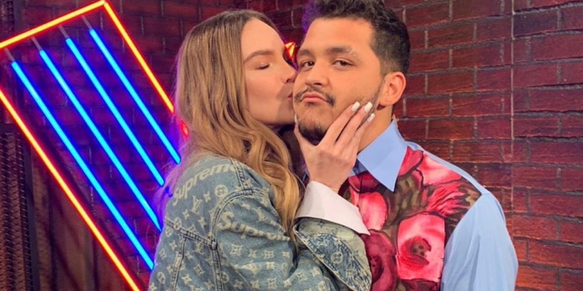 Belinda se tatúa las iniciales de Christian Nodal