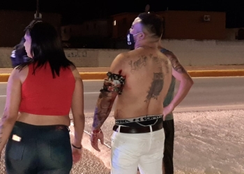 Denuncia agresión con arma blanca
