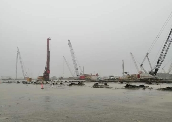 Sí se encharcó la obra de Dos Bocas, llovió mucho, dice AMLO